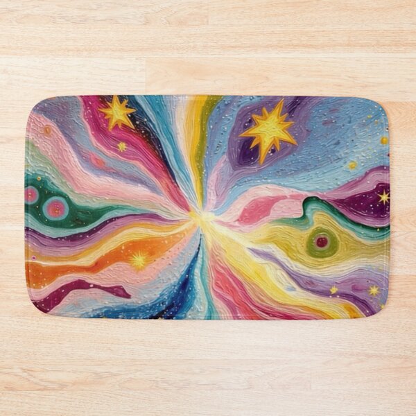 Item preview, Retro Psychedelic Galaxy - Cosmic Waves and Stars designed and sold by conamor-bymel.