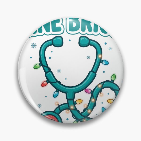 Item preview, Shine Bright Nurse Christmas Lights Stethoscope Funny Nurse Shirt designed and sold by dostielee.