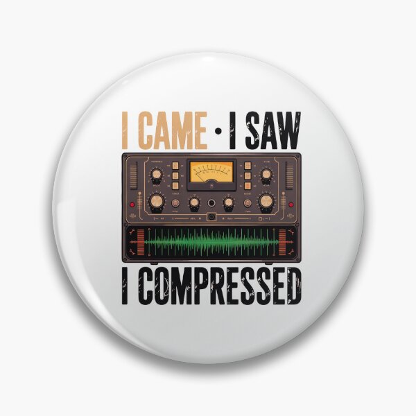 Item preview, I Came I Saw I Compressed - Audio Sound Engineer Quote designed and sold by HappyDelights.