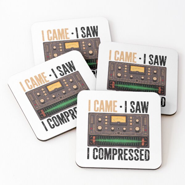 Item preview, I Came I Saw I Compressed - Audio Sound Engineer Quote designed and sold by HappyDelights.