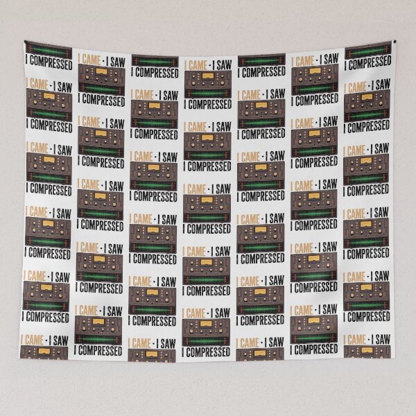 Item preview, I Came I Saw I Compressed - Audio Sound Engineer Quote designed and sold by HappyDelights.
