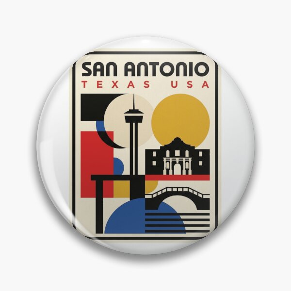 Item preview, Retro San Antonio Bauhaus Geometric Skyline designed and sold by k3rstman1.