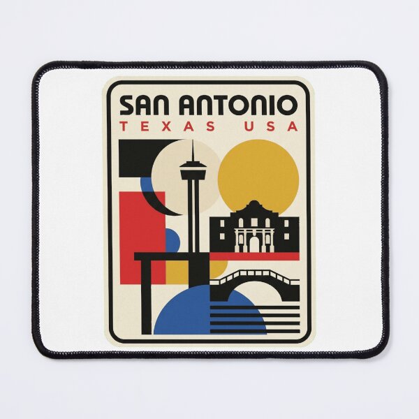 Item preview, Retro San Antonio Bauhaus Geometric Skyline designed and sold by k3rstman1.