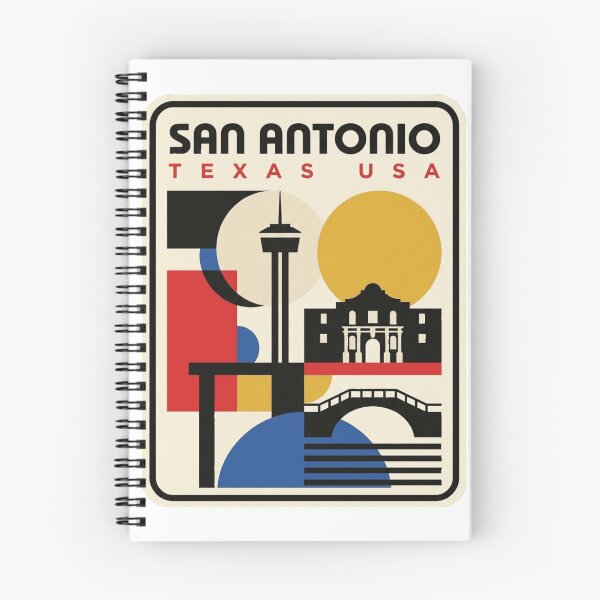 Item preview, Retro San Antonio Bauhaus Geometric Skyline designed and sold by k3rstman1.