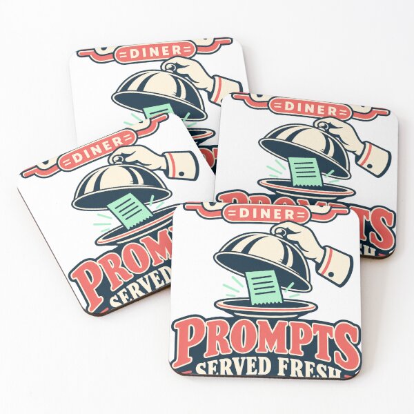 Item preview, Prompts Served Fresh — Vibe Codin' Diner designed and sold by Numerous-Niches.