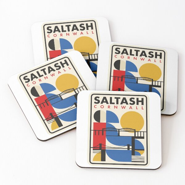 Item preview, Retro Saltash Bauhaus Geometric Skyline designed and sold by k3rstman1.