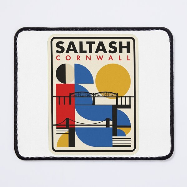 Item preview, Retro Saltash Bauhaus Geometric Skyline designed and sold by k3rstman1.