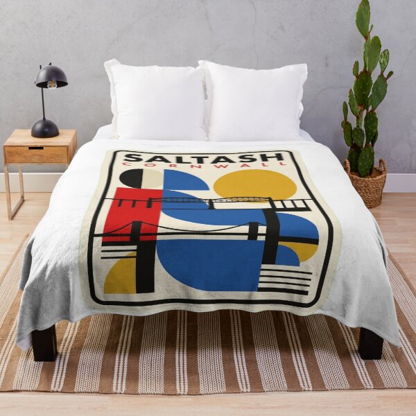 Item preview, Retro Saltash Bauhaus Geometric Skyline designed and sold by k3rstman1.