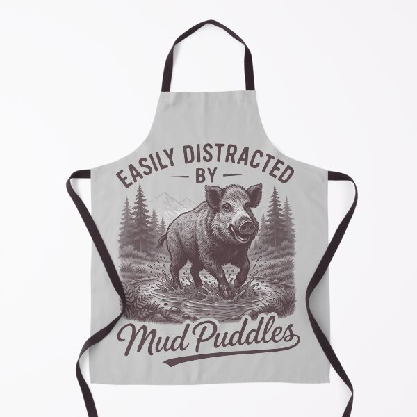 Item preview, Easily Distracted By Mud Puddles Funny Wild Nature Gifts T-Shirt designed and sold by LeSoniPapaPrint.