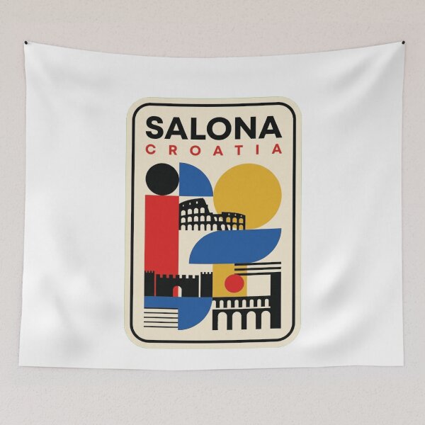 Item preview, Retro Salona Bauhaus Geometric Skyline designed and sold by k3rstman1.