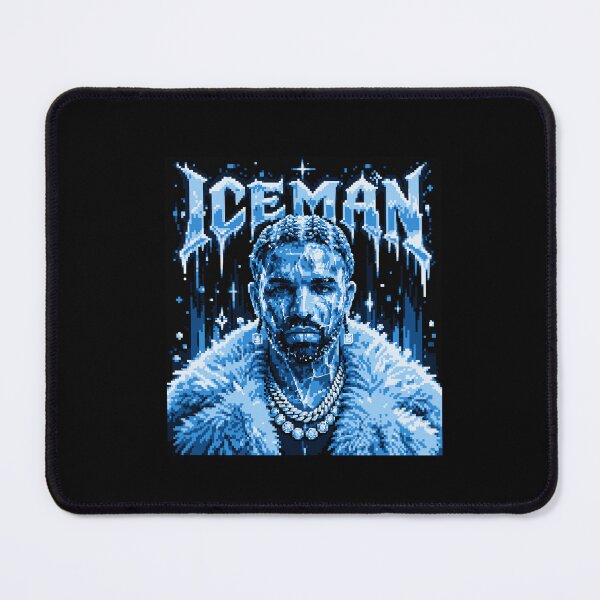 Item preview, Iceman Blue Pixel Portrait designed and sold by DarkThreads320.