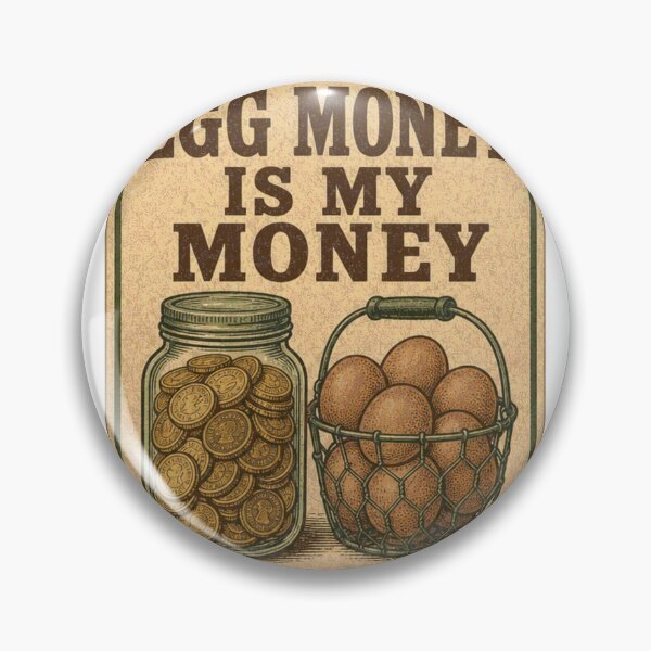 Item preview, Egg Money Is My Money Selling Eggs Funny Feed Bag Label designed and sold by BoosterShop.