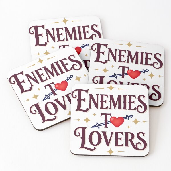 Item preview, Enemies to Lovers - Romantasy Book Trope designed and sold by chill-a-lot.