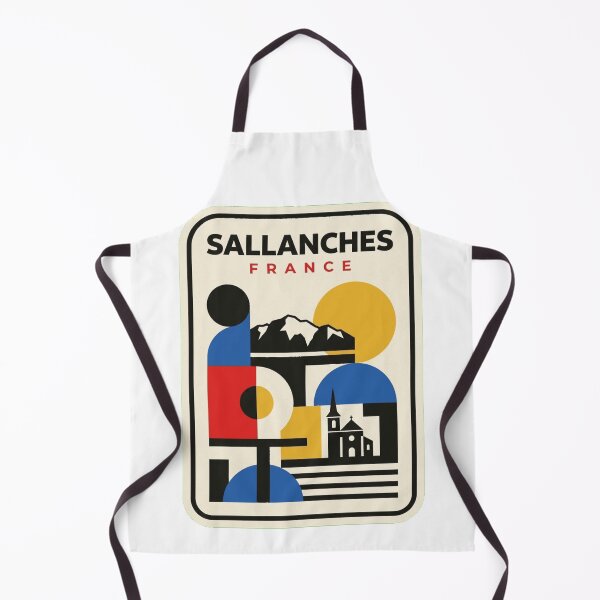 Item preview, Retro Sallanches Bauhaus Geometric Skyline designed and sold by k3rstman1.