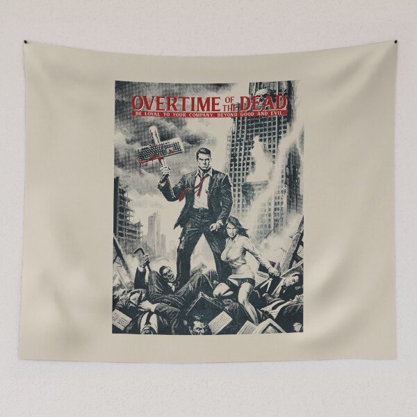 Item preview, Overtime of the Dead - Halftone designed and sold by Lidra Zehcnas.