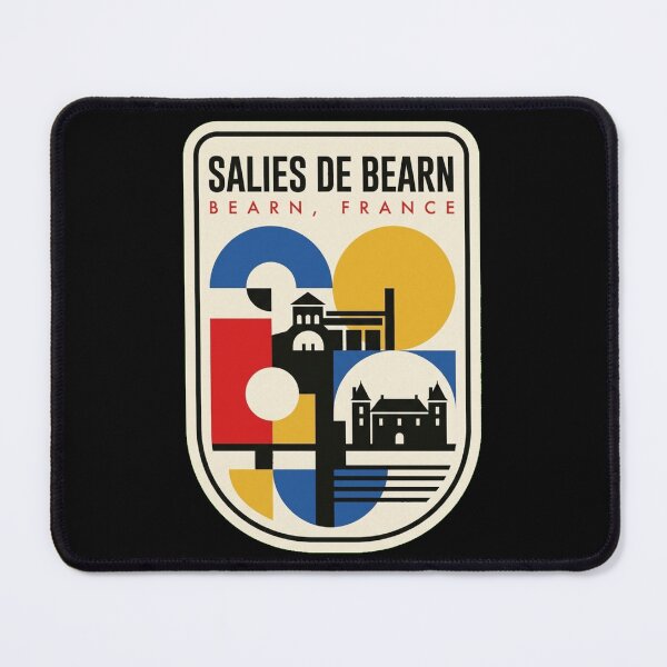 Item preview, Retro Salies De Bearn Bauhaus Geometric Skyline designed and sold by k3rstman1.