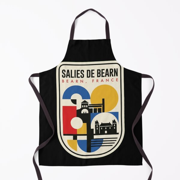 Item preview, Retro Salies De Bearn Bauhaus Geometric Skyline designed and sold by k3rstman1.