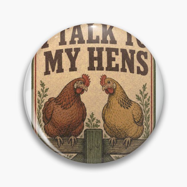 Item preview, I Talk To My Hens (Funny Feed Bag Label) designed and sold by BoosterShop.