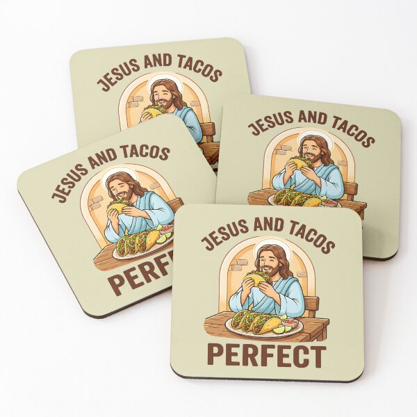 Item preview, Jesus And Tacos Perfect | Funny Christian Foodie Design designed and sold by FrozenFits.