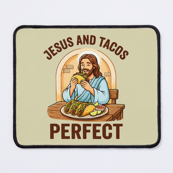 Item preview, Jesus And Tacos Perfect | Funny Christian Foodie Design designed and sold by FrozenFits.