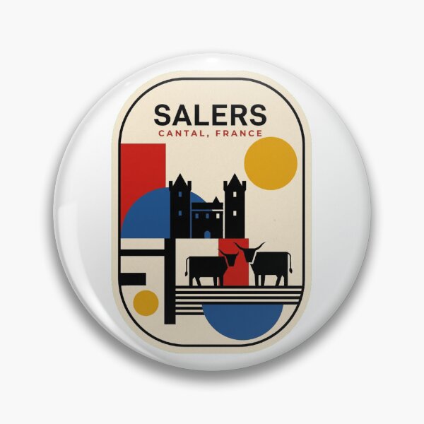Item preview, Retro Salers Bauhaus Geometric Skyline designed and sold by k3rstman1.