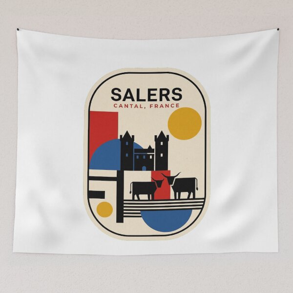 Item preview, Retro Salers Bauhaus Geometric Skyline designed and sold by k3rstman1.