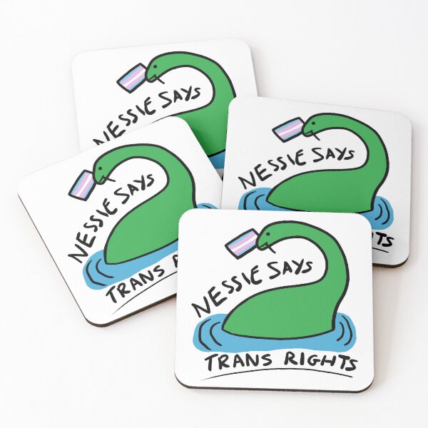 Item preview, Nessie Says Trans Rights designed and sold by Galimimi.