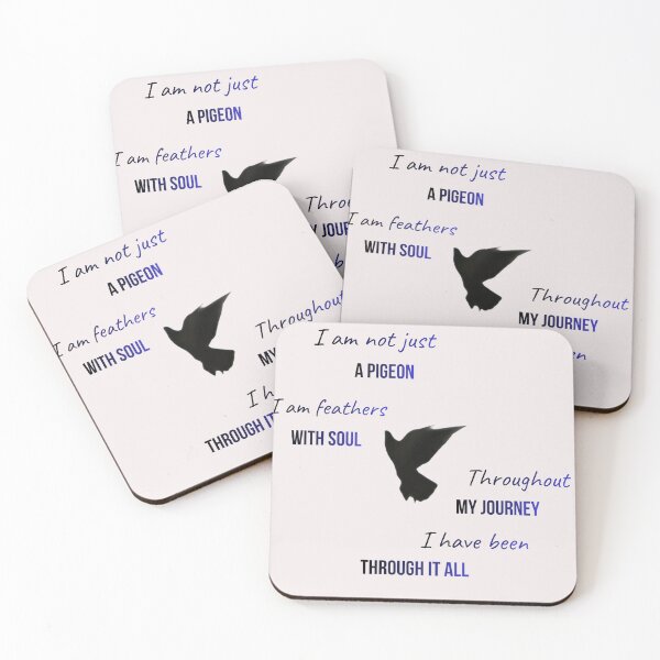 Item preview, Not Just A Pigeon Poem - Animal Advocacy and Rescue, Black Color designed and sold by Julia N.