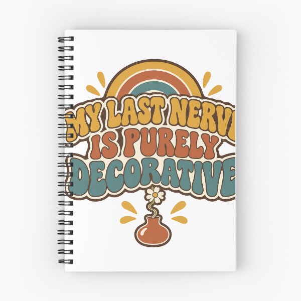 Item preview, My Last Nerve Is Purely Decorative Groovy Retro designed and sold by eignvalue.