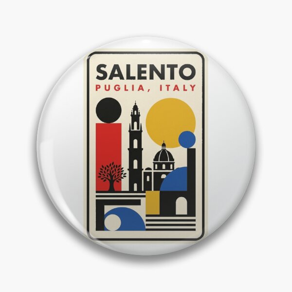 Item preview, Retro Salento Bauhaus Geometric Skyline designed and sold by k3rstman1.
