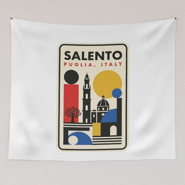 Item preview, Retro Salento Bauhaus Geometric Skyline designed and sold by k3rstman1.