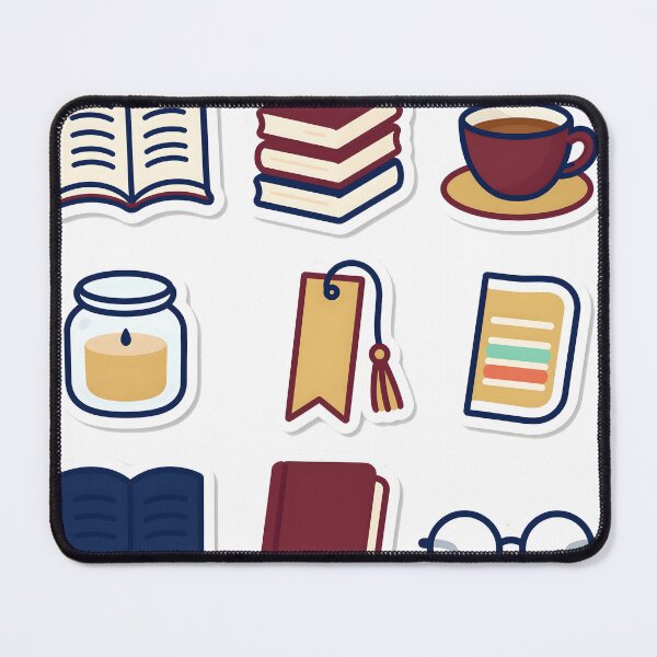 Item preview, Cozy Bookish Essentials Sticker Pack designed and sold by chill-a-lot.
