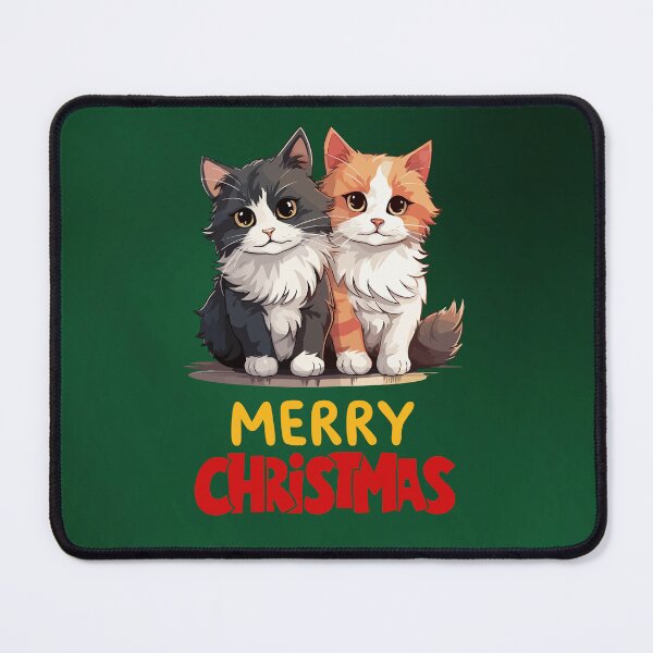 Item preview, Cute Maine Coon Cat Merry Christmas Holiday Art designed and sold by stormk10.