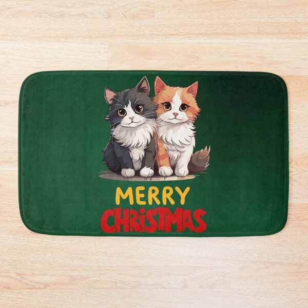 Item preview, Cute Maine Coon Cat Merry Christmas Holiday Art designed and sold by stormk10.