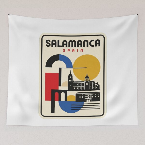 Item preview, Retro Salamanca Bauhaus Geometric Skyline designed and sold by k3rstman1.
