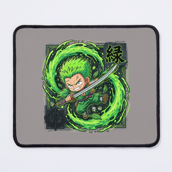 Item preview, Chibi Zoro Sword Practice Green Aura-69 designed and sold by WaldemarRohrer.