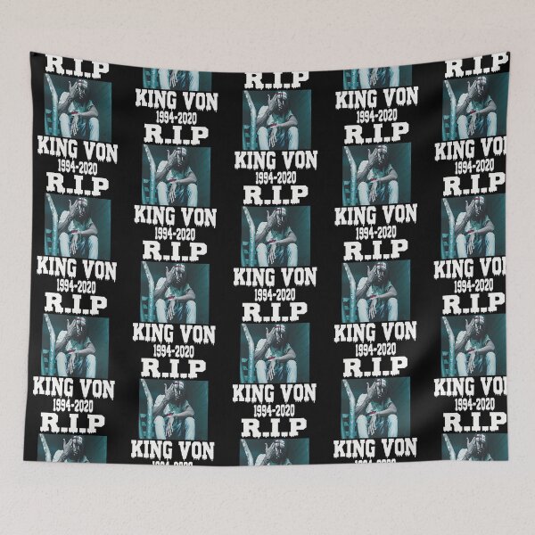 Item preview, RIP King Von Tribute 1994-2020 Hip Hop Rapper designed and sold by Biscuteny.