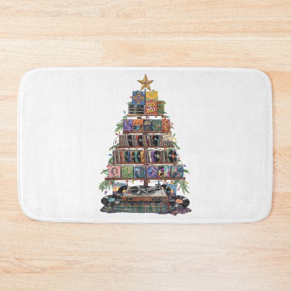 Item preview, Vinyl Christmas Tree - Retro Record Holiday designed and sold by Nacho Average Designs.