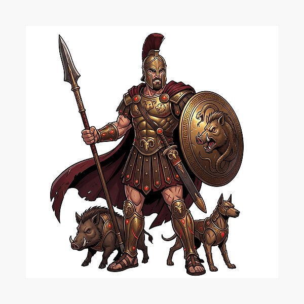 Item preview, Ares, the Greek God of War and Violence designed and sold by ArteTeoma.