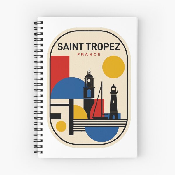 Item preview, Retro Saint Tropez Bauhaus Geometric Skyline designed and sold by k3rstman1.