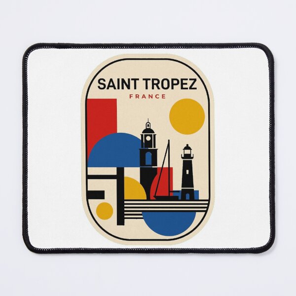 Item preview, Retro Saint Tropez Bauhaus Geometric Skyline designed and sold by k3rstman1.
