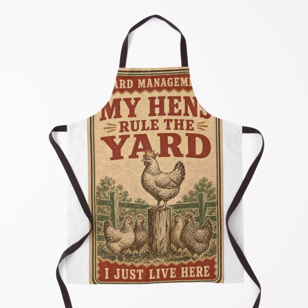 Item preview, My Hens Rule The Yard Funny Feed Bag Label designed and sold by BoosterShop.