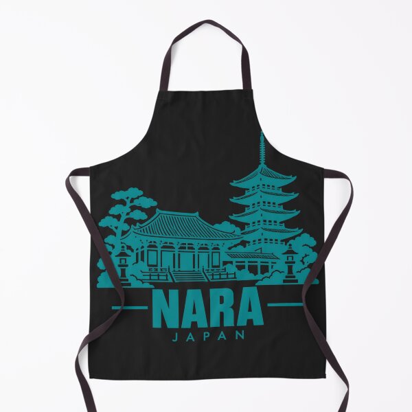 Item preview, Nara Japan Line Art Landmark Poster designed and sold by CMYKStudio.