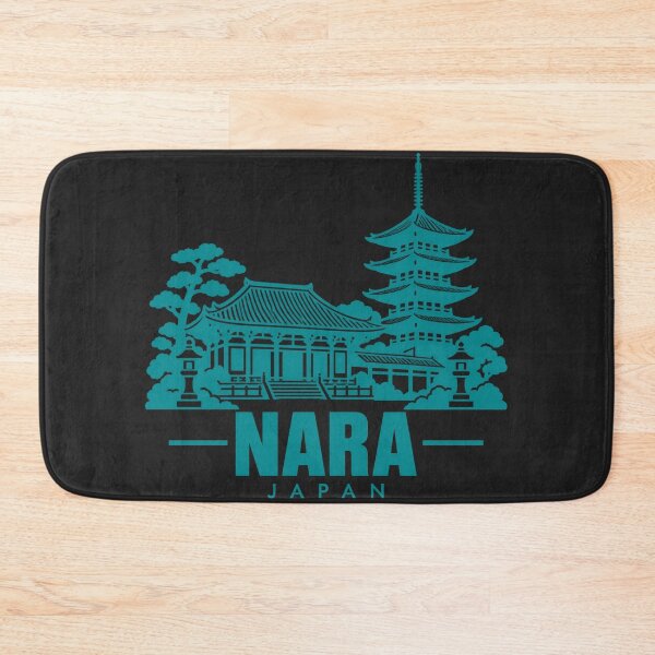 Artikelvorschau, Nara Japan Line Art Landmark Poster entworfen und verkauft von CMYKStudio.