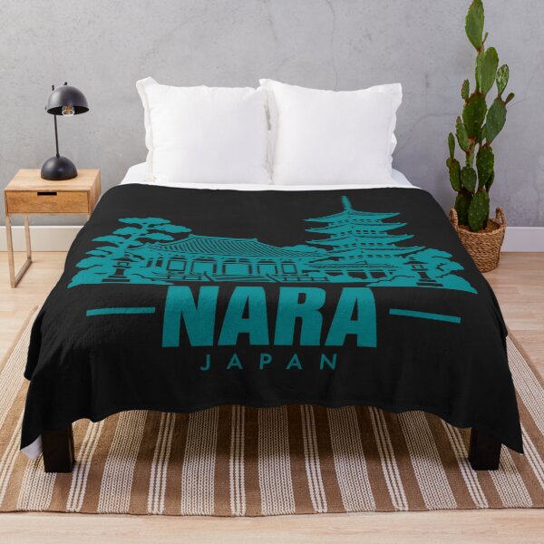 Item preview, Nara Japan Line Art Landmark Poster designed and sold by CMYKStudio.
