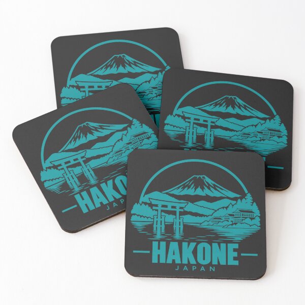 Item preview, Hakone Japan Line Art Travel Poster designed and sold by CMYKStudio.