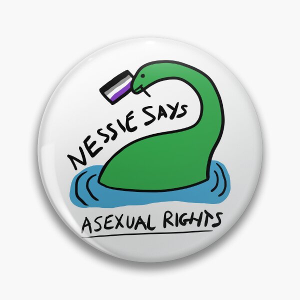Item preview, Nessie Says Asexual Rights designed and sold by Galimimi.