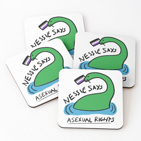Item preview, Nessie Says Asexual Rights designed and sold by Galimimi.