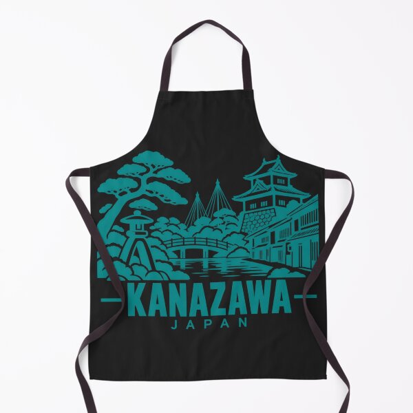 Item preview, Kanazawa Japan Line Art Landmark Poster designed and sold by CMYKStudio.