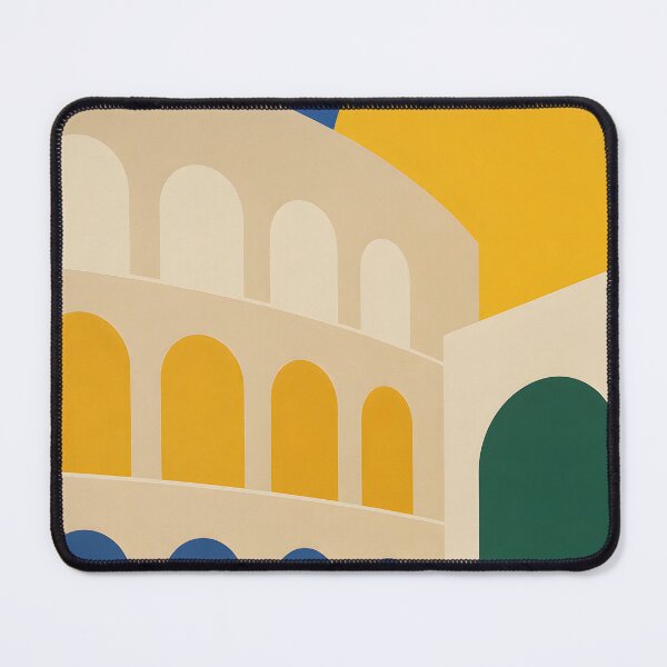 Item preview, Minimalist Mediterranean Arches and Golden Sun Geometric Art designed and sold by GutyzDesignsES.